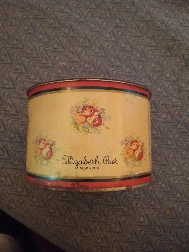 Elizabeth Post Dusting Powder New York Tin 1930's