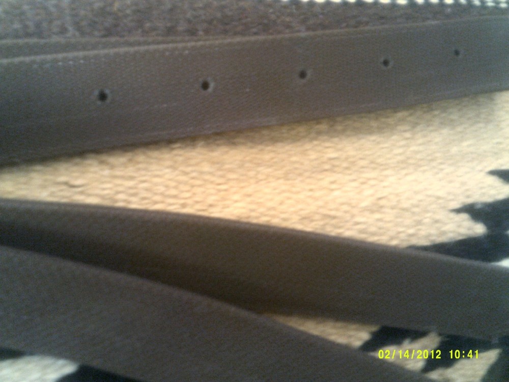 Tie Strap & Off Billet Double Thick Brown