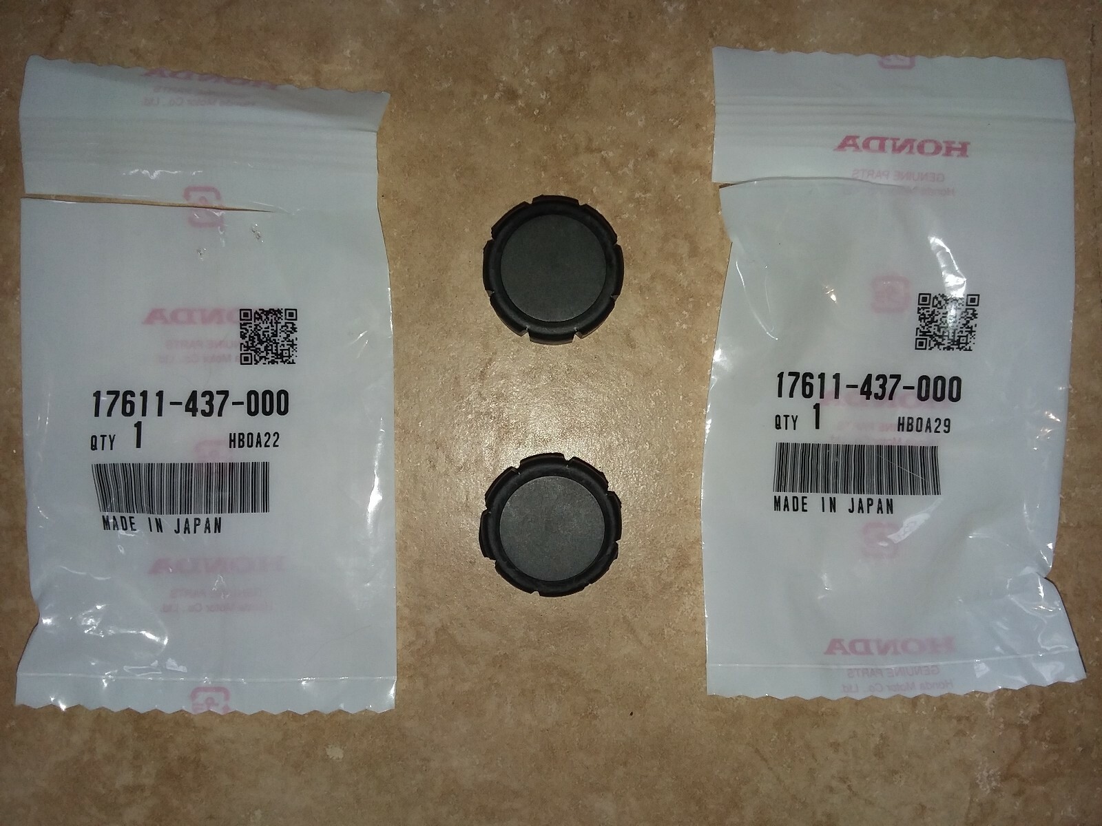 1985 TO 87 HONDA ATC BIG RED 250ES RUBBER CUSHION FUEL / GAS TANK RUBBERS...