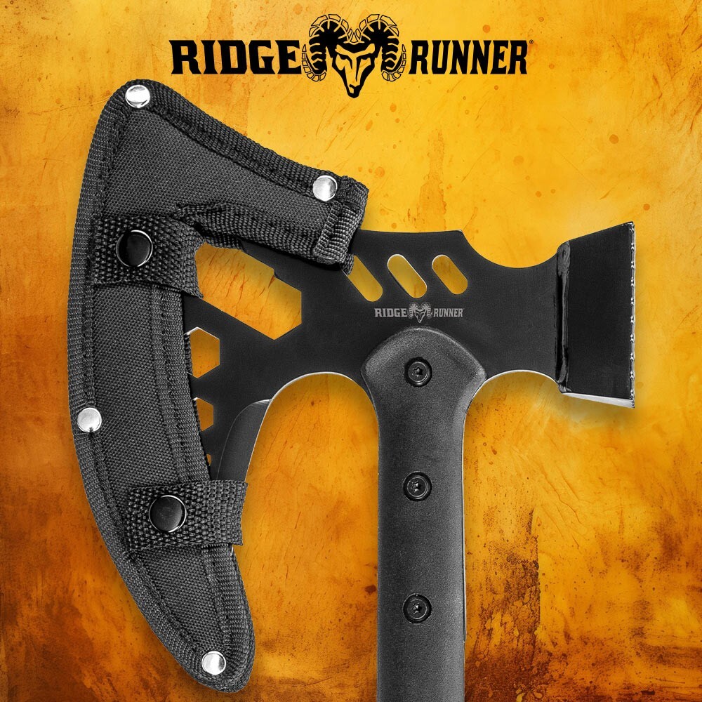 Ridge Runner Tactical Multi | Tool Hammer and Axe | Stainless Steel | Length 18"