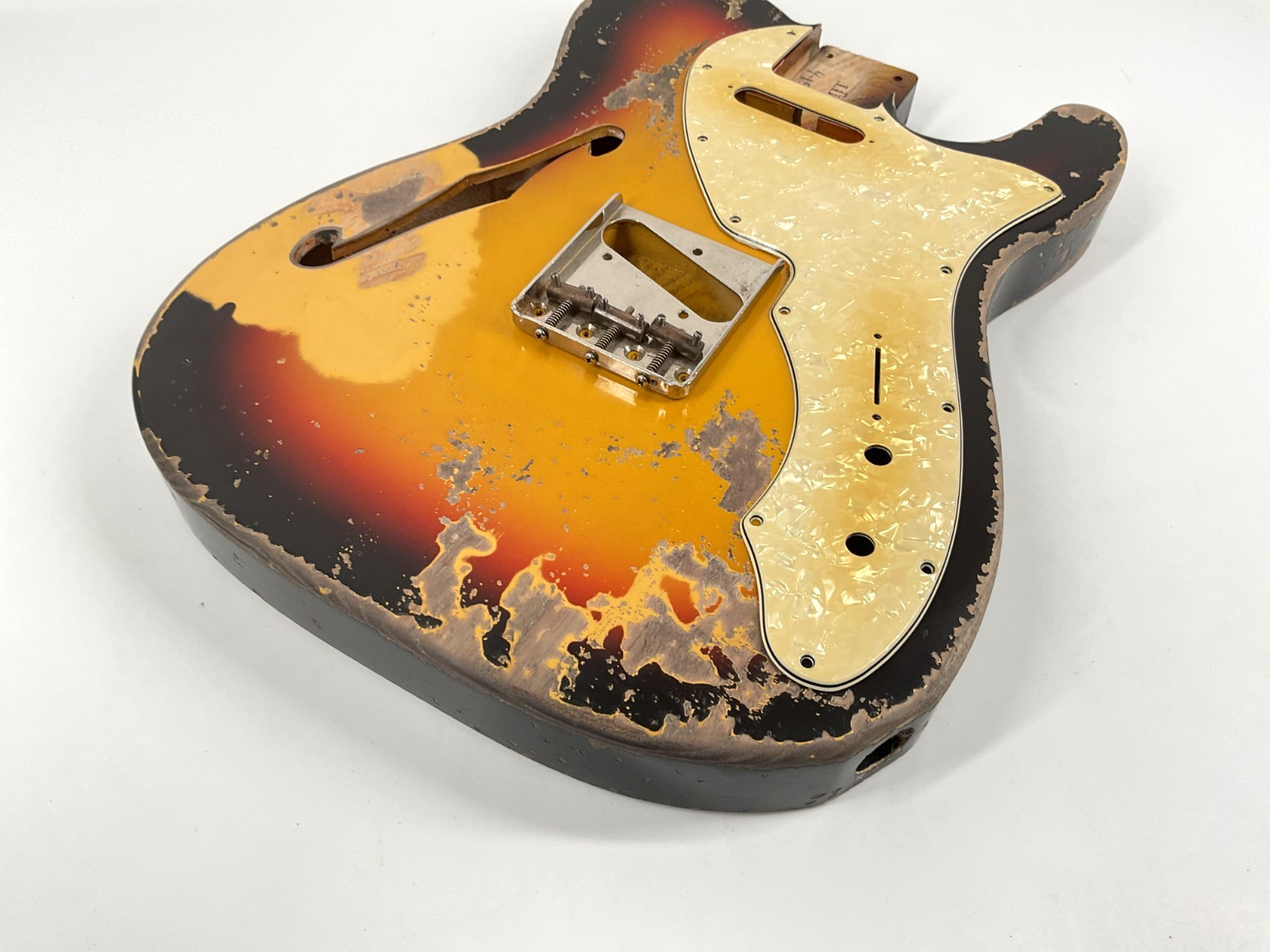 MJT Official Custom Vintage Aged Nitro Guitar Body Mark Jenny VTL 3T Swamp Ash