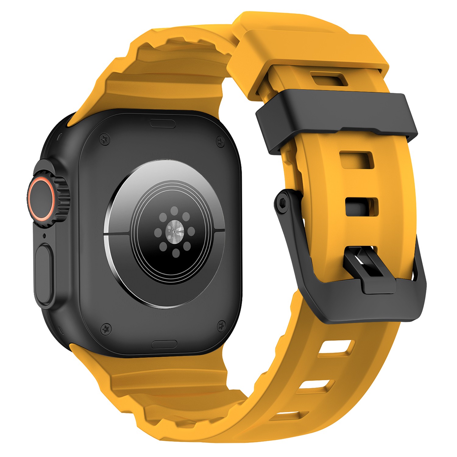 For Apple Watch Series 11/10 46mm/Ultra 3/2/1 49mm/SE 44mm Silicone+Metal Bands