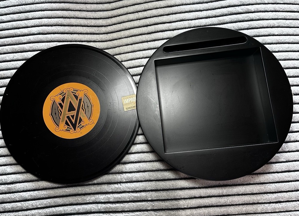 Record Album Cigar Box 2015 Classic Covers Empty Black