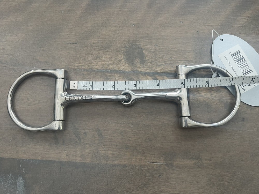Centaur® Pony Cheek Hunter Dee Ring Snaffle
