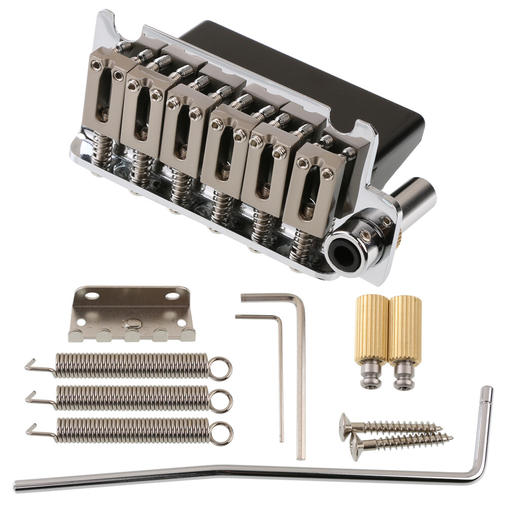 Non-locking 2 Point Tremolo Bridge String Spacing 10.8mm Chrome