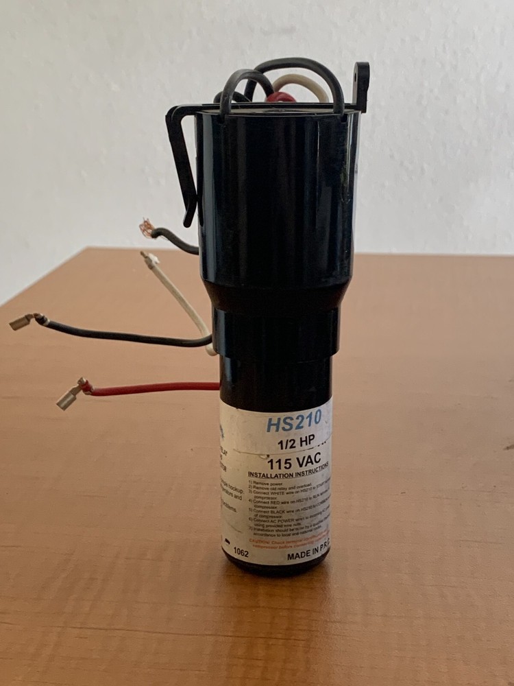 Beacon Start Capacitor HS210 Solid State Relay Overload NO BOX