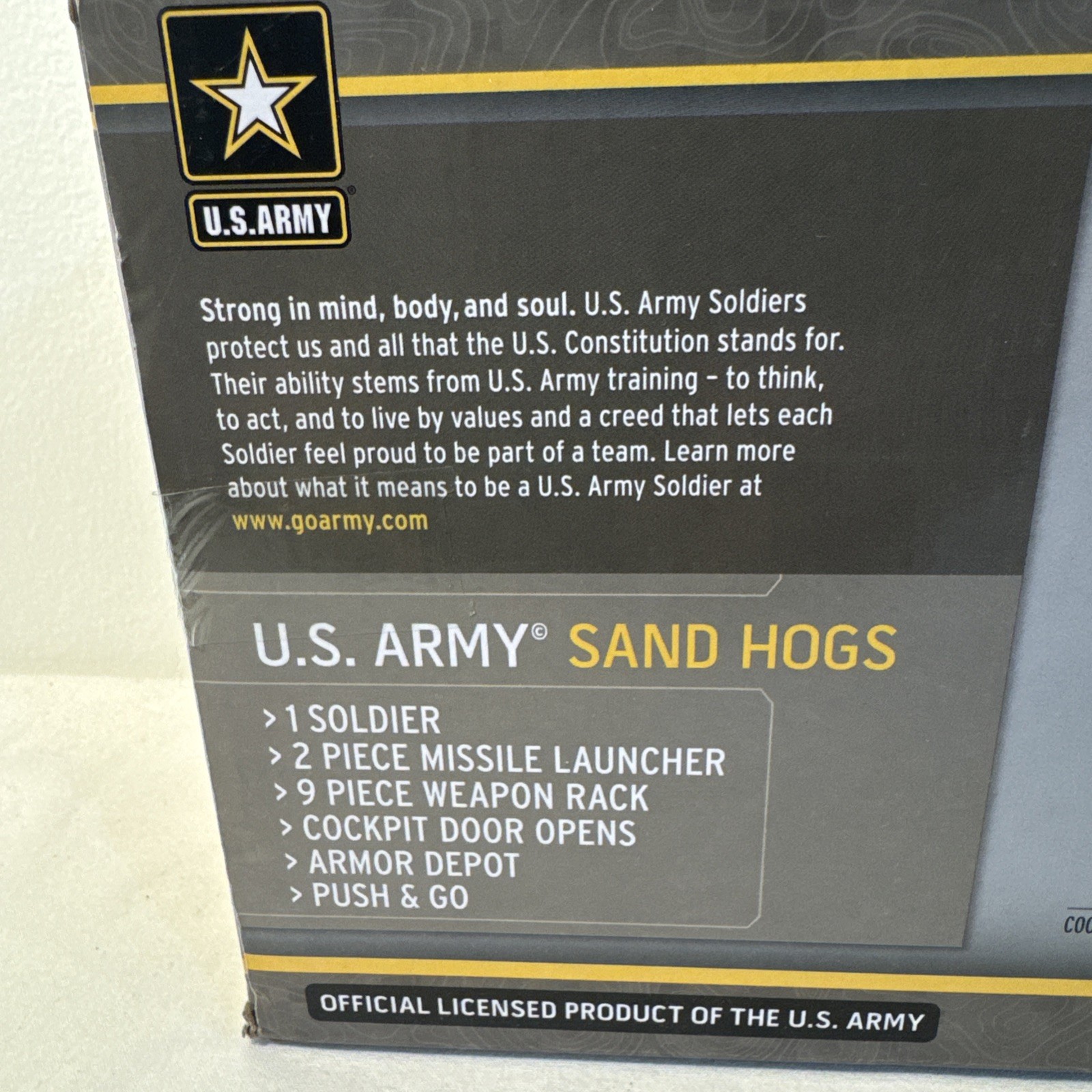 U.S. Army Sand Hogs Military Vehicle Playset with Soldier
