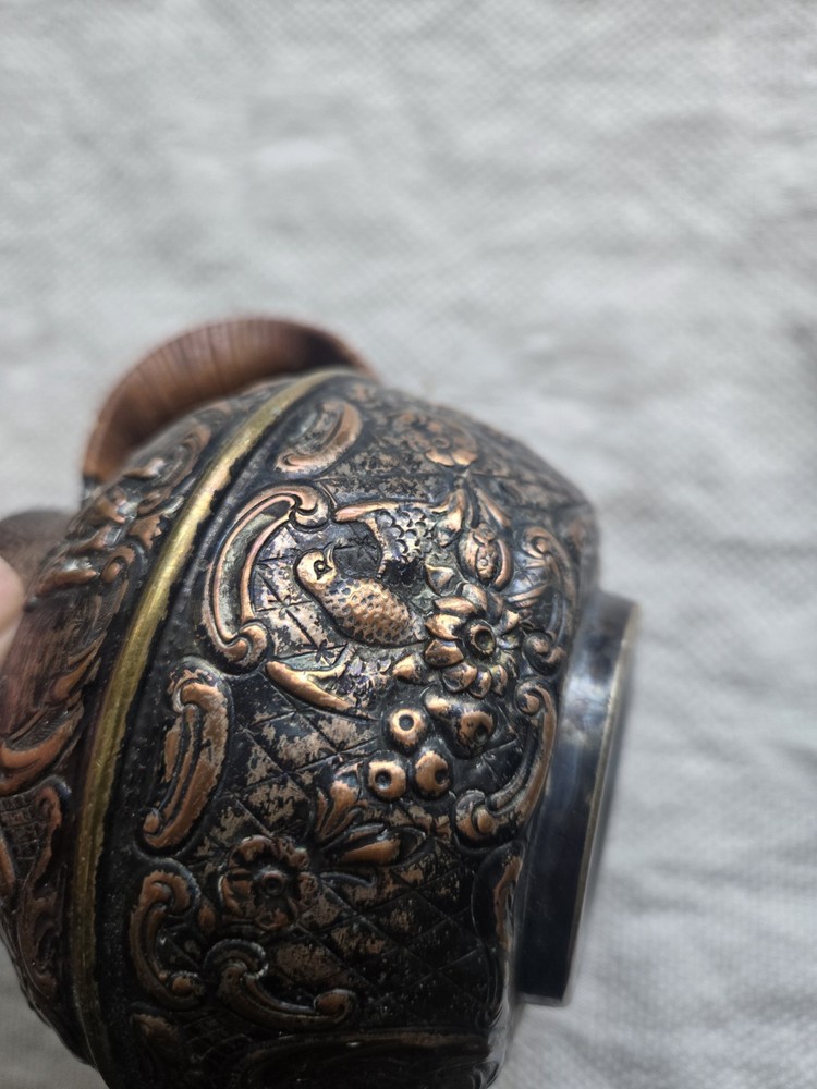 Vintage E G Webster And Son Repousse Teapot