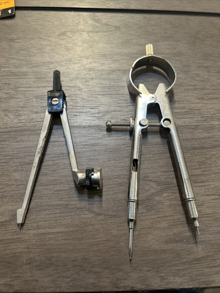 Compasses-Drafting Drawing Tools Set Of 2