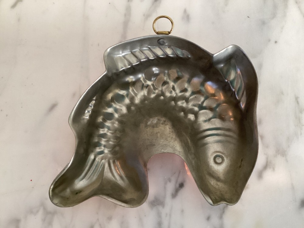 Vintage Copper Mold Fish