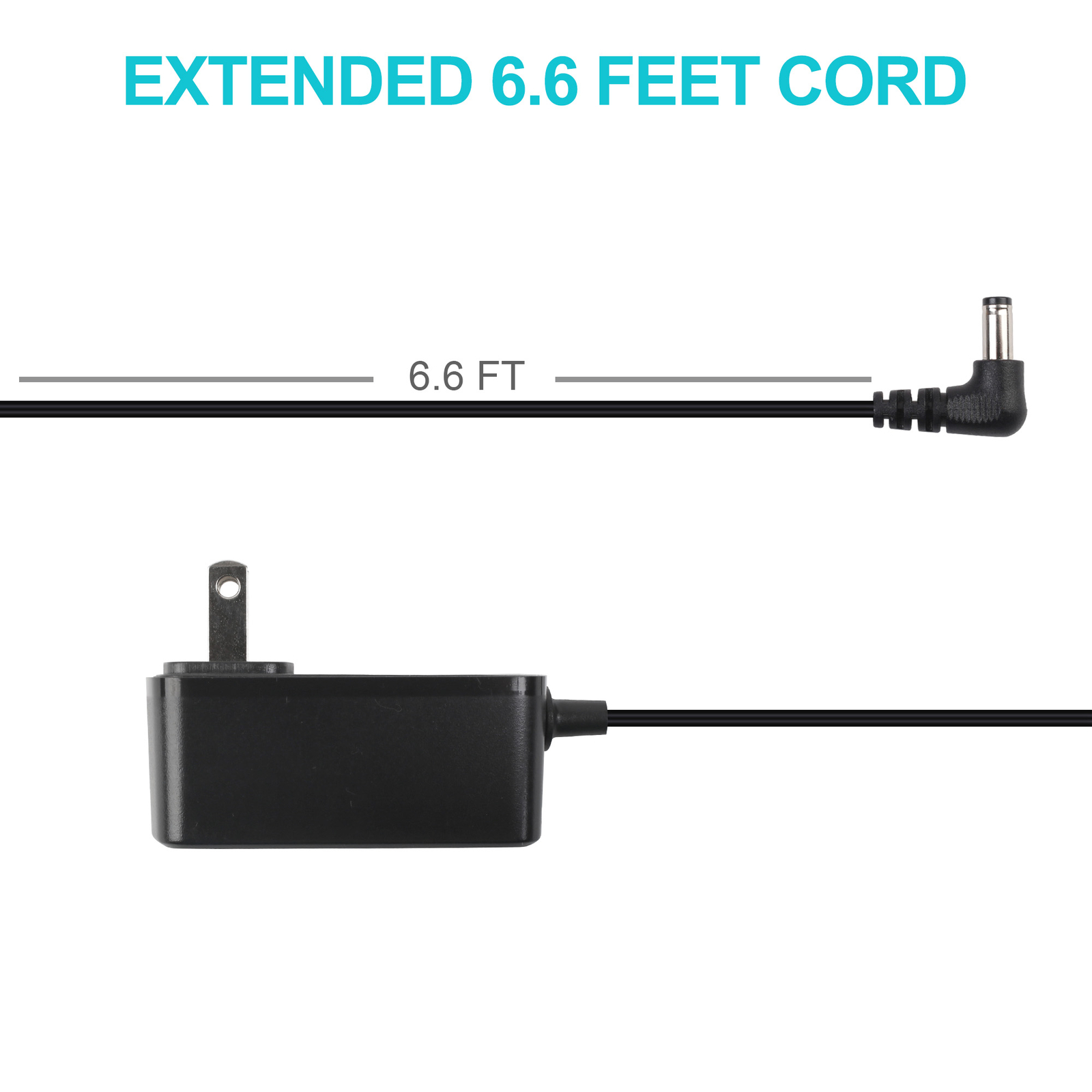 9V Power Supply Adapter for Guitar Effect Padals Tip Center Negative 5.5 x 2.1mm