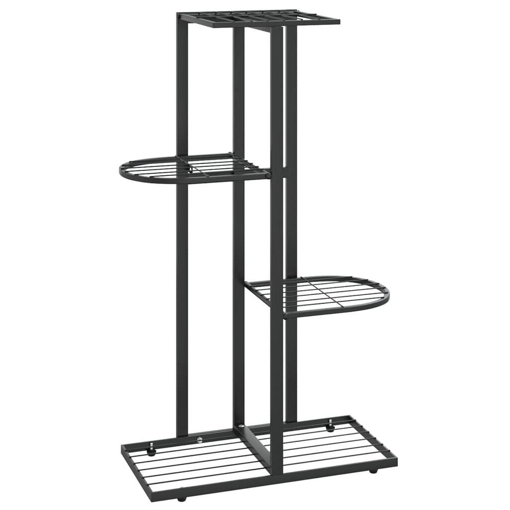 Plant Stand Black Metal Medium Plant Stand Rectangular