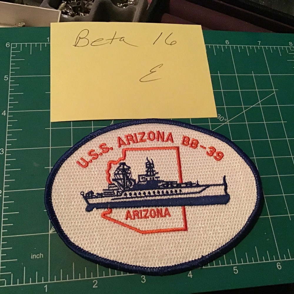 USS ARIZONA BB-39 Battleship Patch