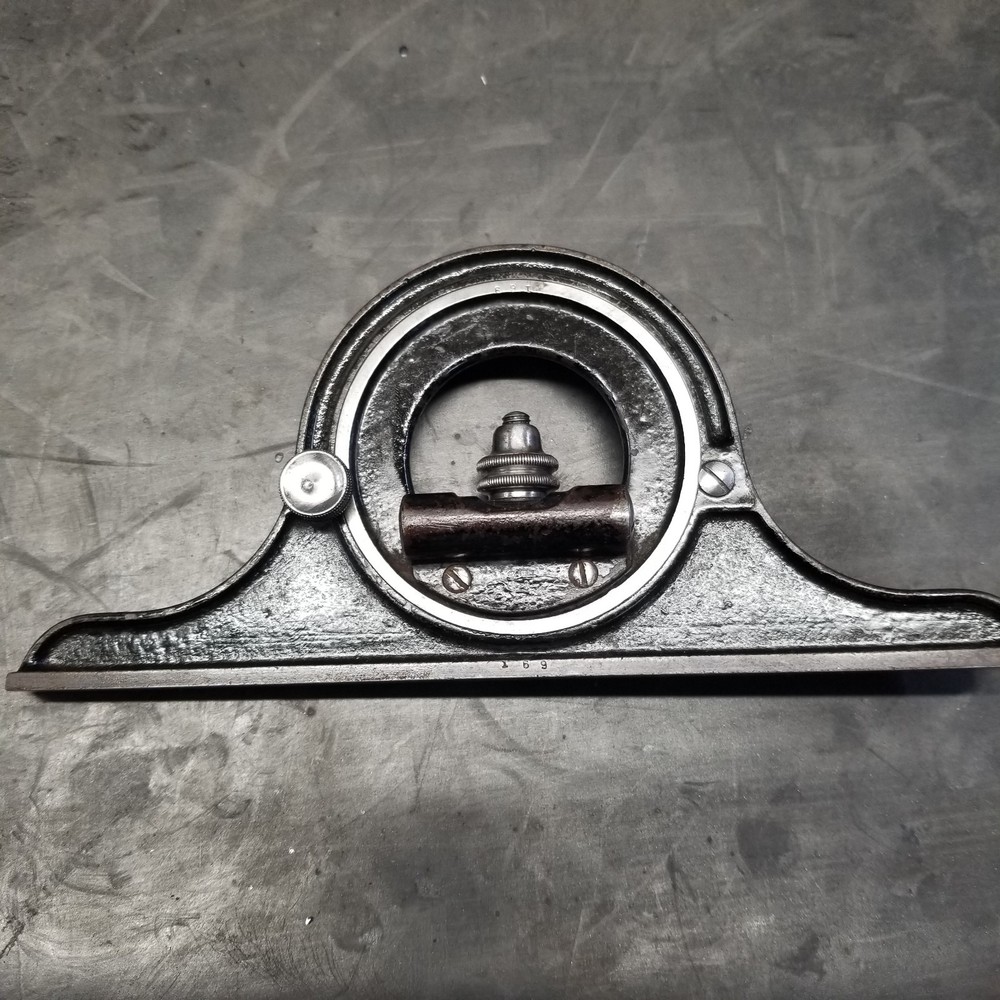 VINTAGE STARRETT NO. 492 PROTRACTOR