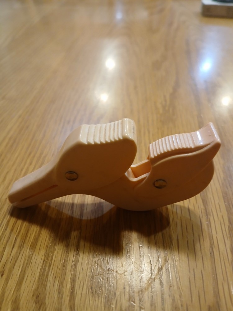 Vintage Duck Shaped Cord Stopper Or Toggle
