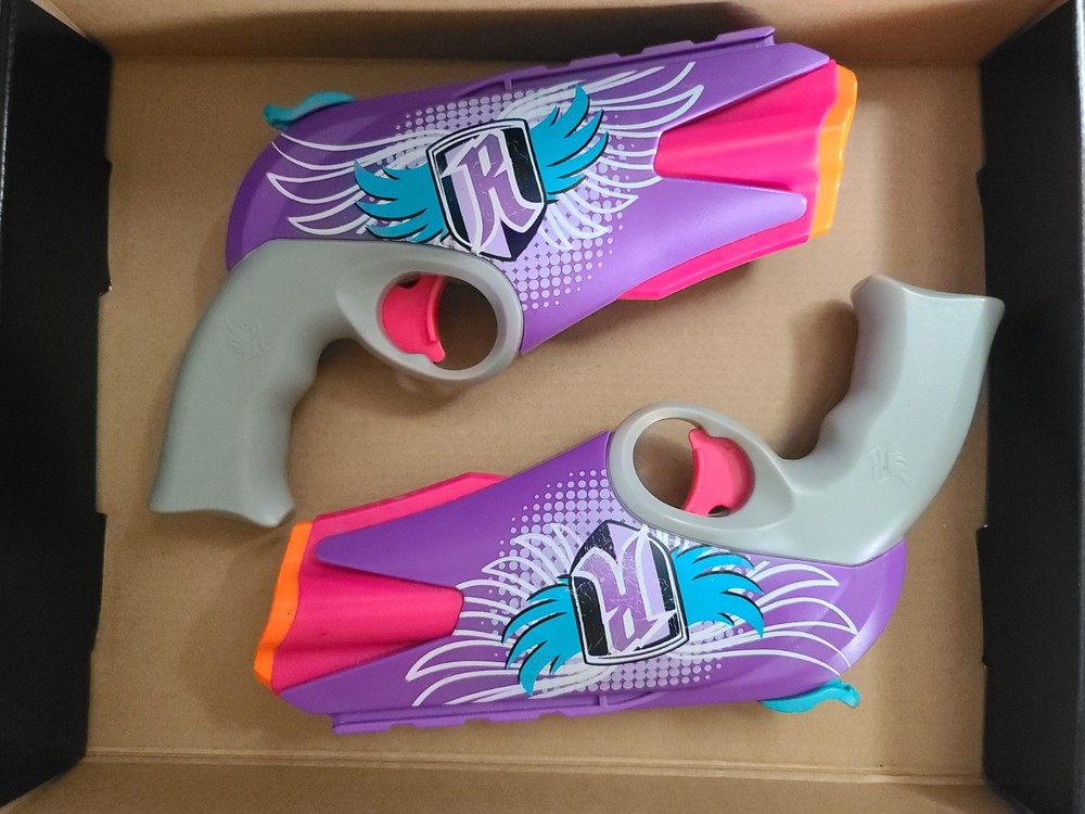 Two (2) Nerf Rebelle 4Victory blasters