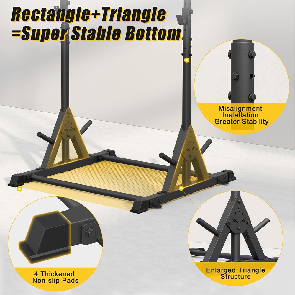 Pull Up Station, Strength Training Workout Pull Up Bar Free Standing for Home...