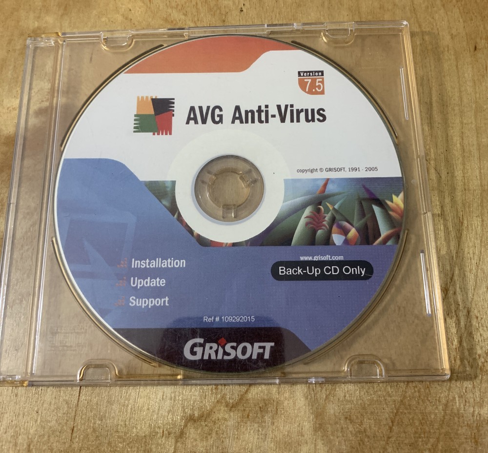 AVG Anti-Virus 2005 back up cd only