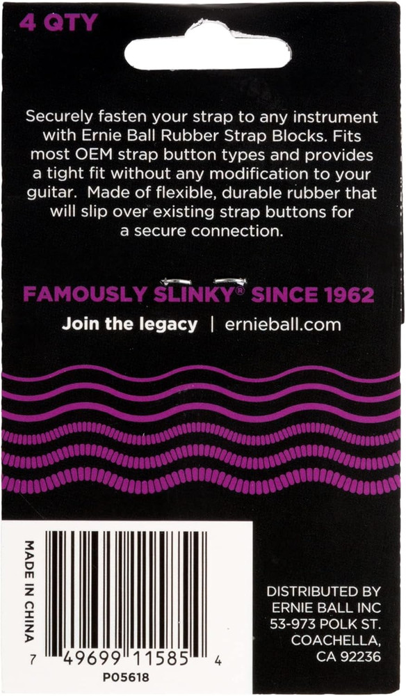 Strap Blocks 4Pk - Purple