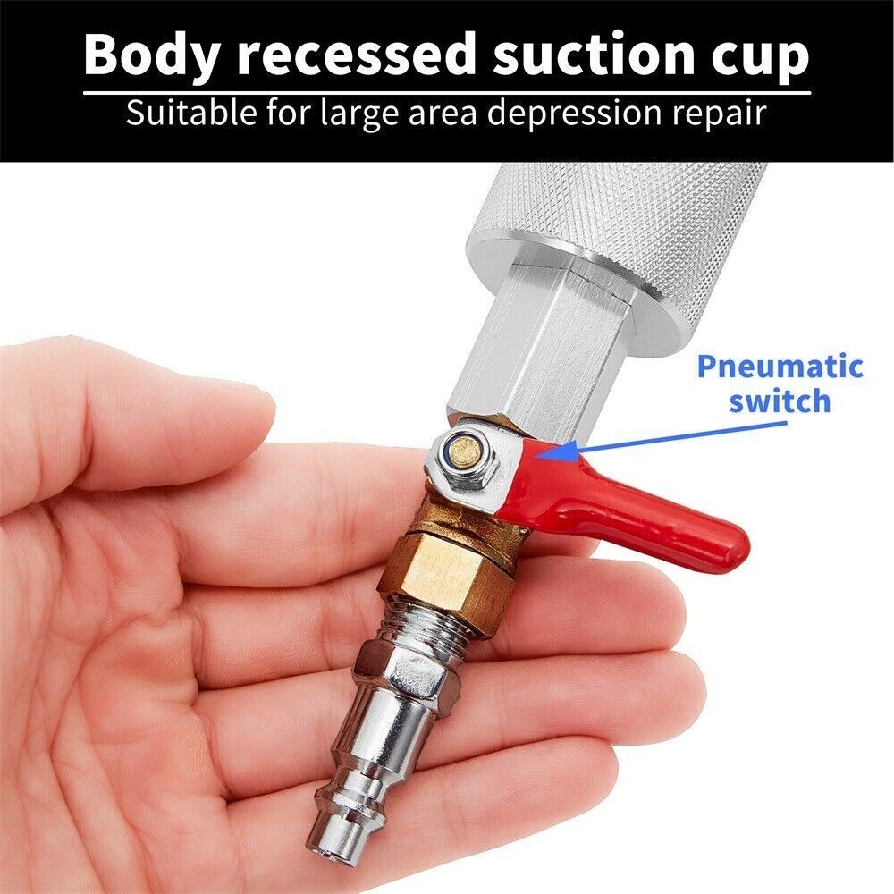 Air Pneumatic Suction Dent Puller Slide Hammer Pulling Car Body Repair Work Tool