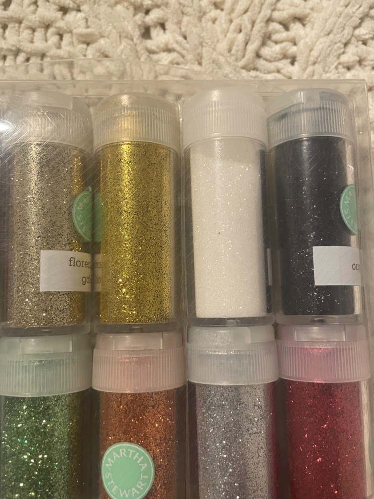 Matha Stewart crafts Glitter set.