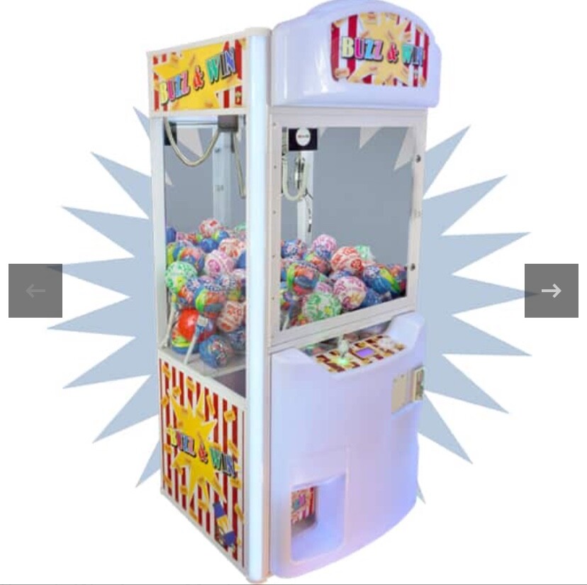 The Really Big Crane Co. Claw Machine - Buzz & Win | Color White
