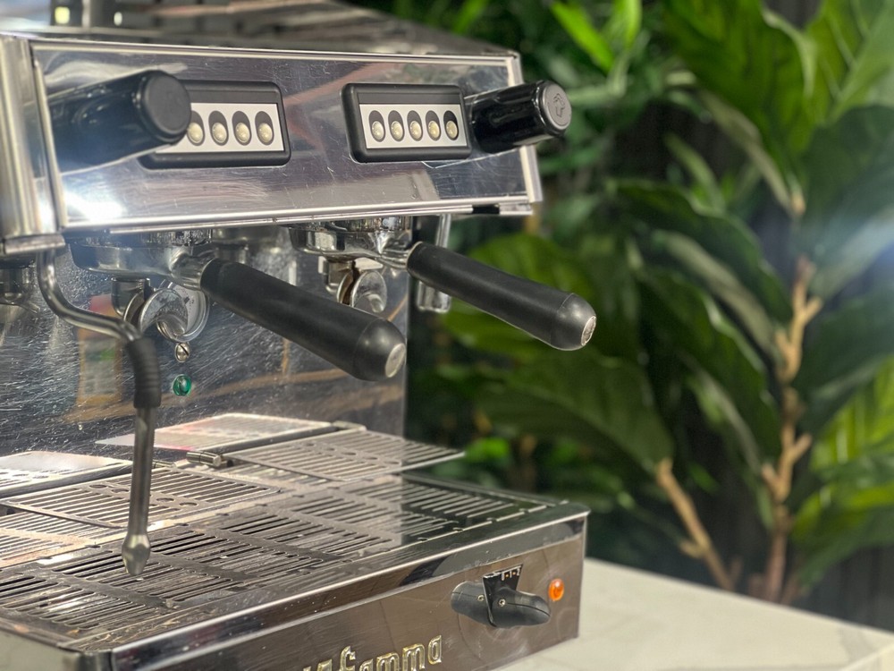 FIAMMA ATLANTIC COMPACT 2 GROUP STAINLESS ESPRESSO COFFEE MACHINE STAINLESS CAFE