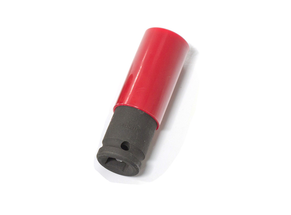 Genius Tools 1/2" Dr. 19mm Thin Wall Deep Impact Socket w/Plastic Sleeve - 44...