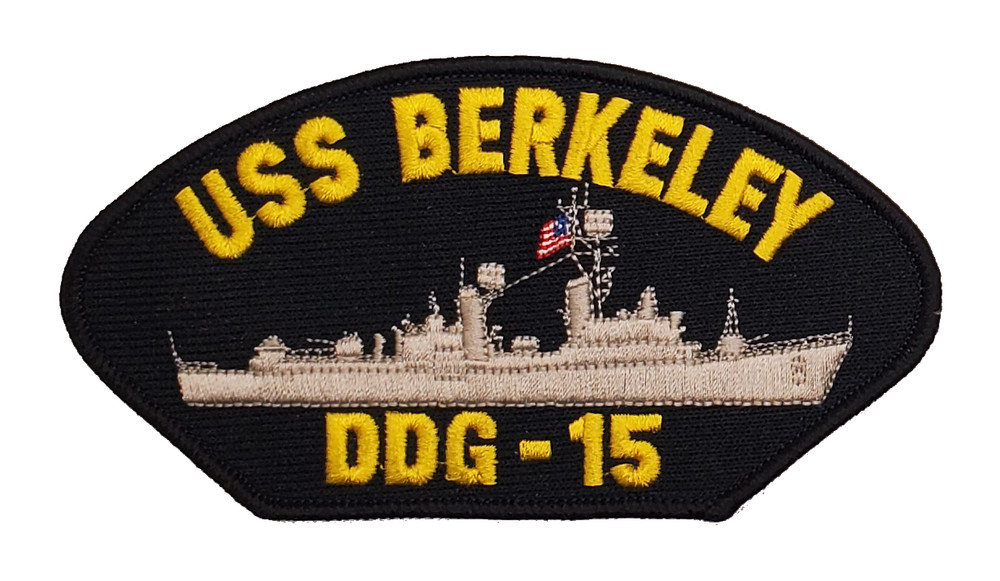 USS BERKELEY DDG-15 Patch - Veteran Owned Business