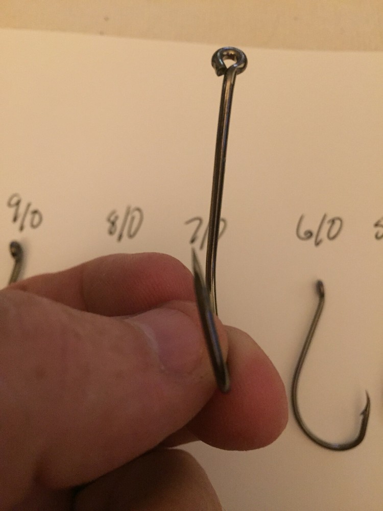 3pks 30pc CATFISH BUSTERS (LIMITLESS) 7/0 OFFSET J HOOKS! FOR TROPHY FISH