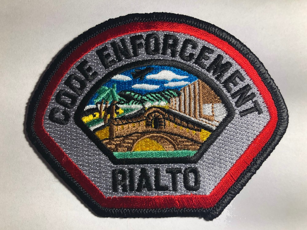 Rialto California Code Enforcement Patch