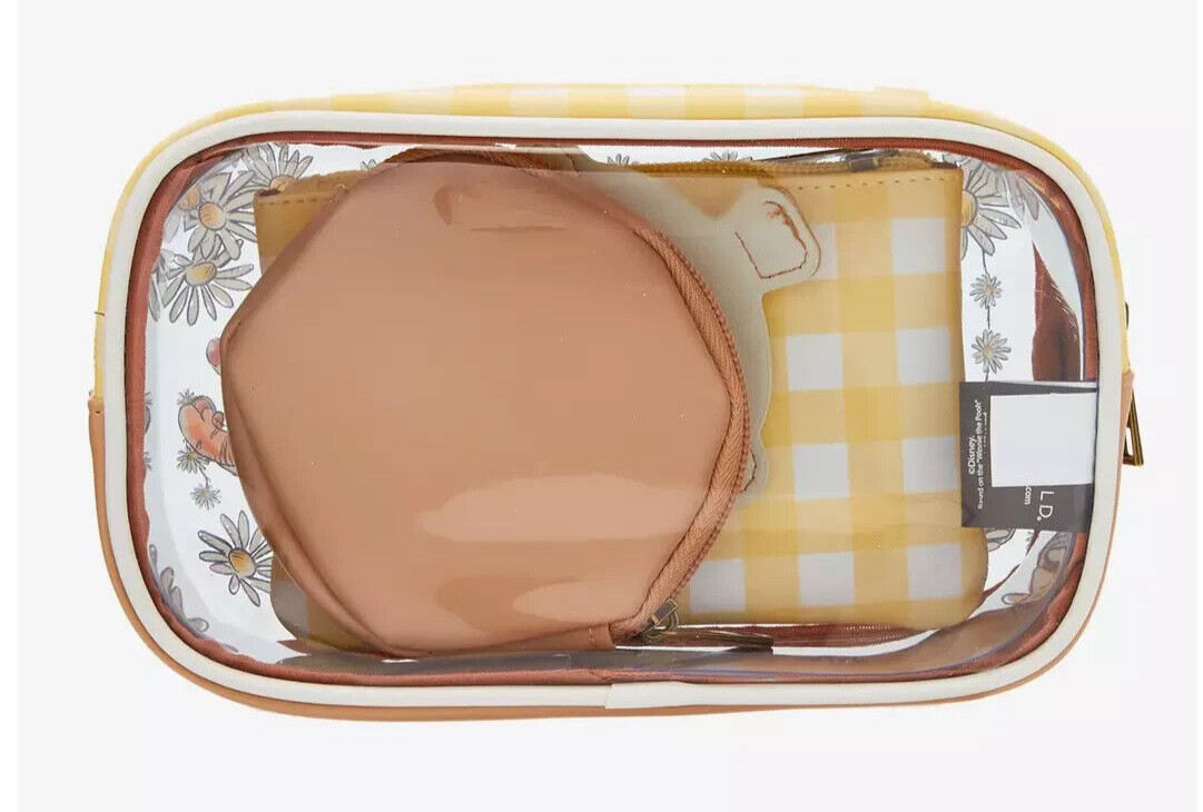 Disney Winnie the Pooh Daisy Cosmetic Bag Set - NEW with Tags