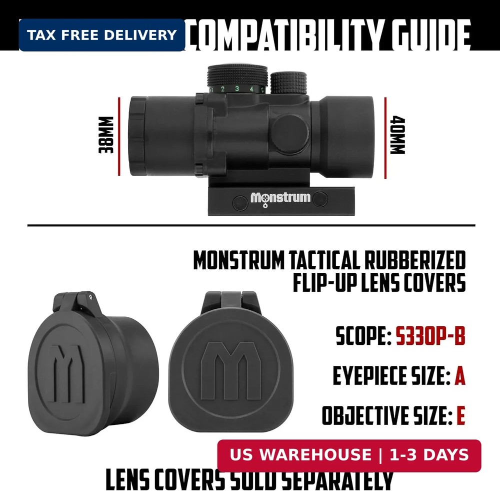 Monstrum S330P 3X Prism Scope