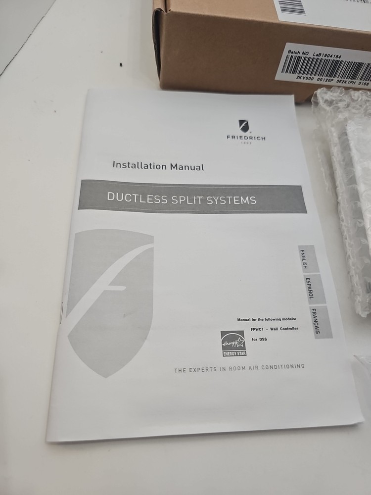 Friedrich FPWC1 Ductless Split Systems Wall Wired Remote Controller NO HARNESS