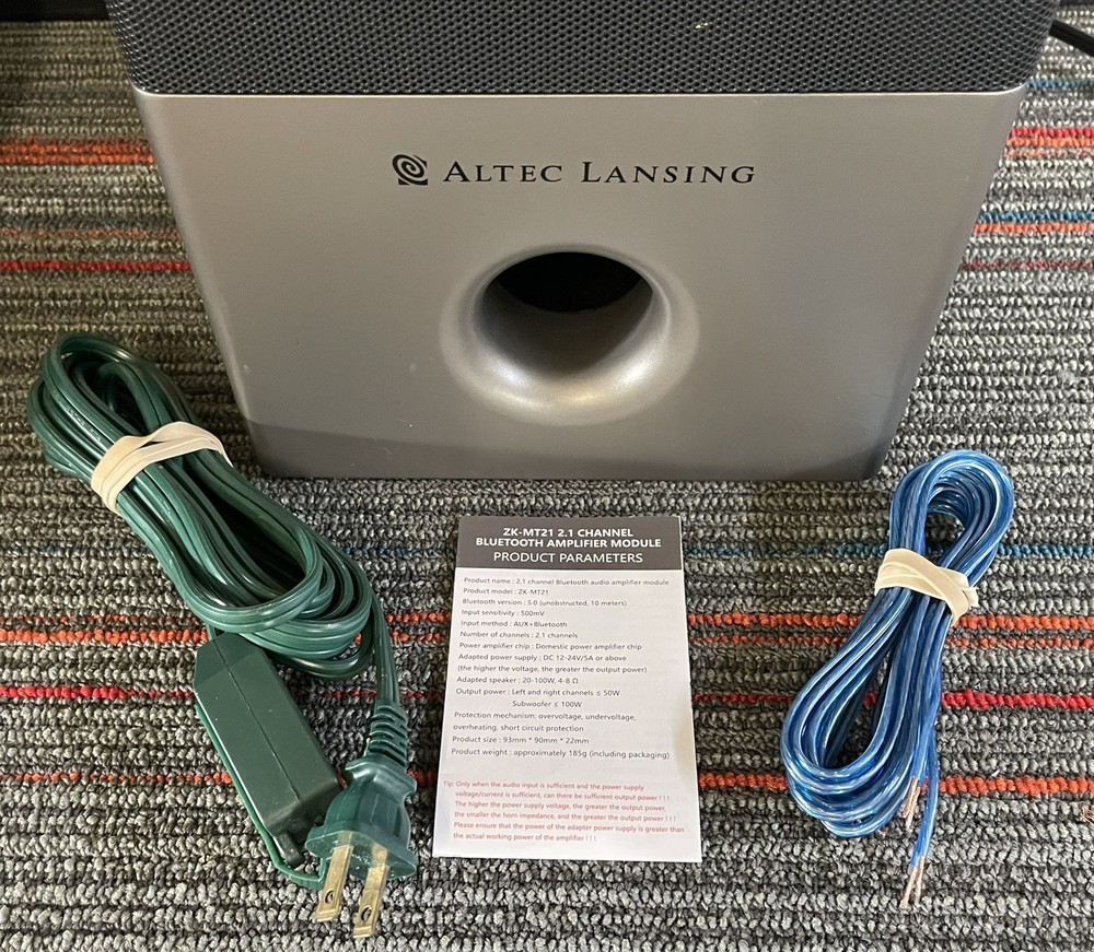 Custom Bluetooth 2.1 Powered Speaker System- Fantastic Sound!