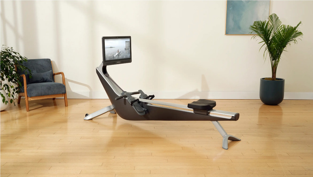 Hydrow Pro Rowing Machine with Immersive 22" HD Rotating Screen - Stows Upright