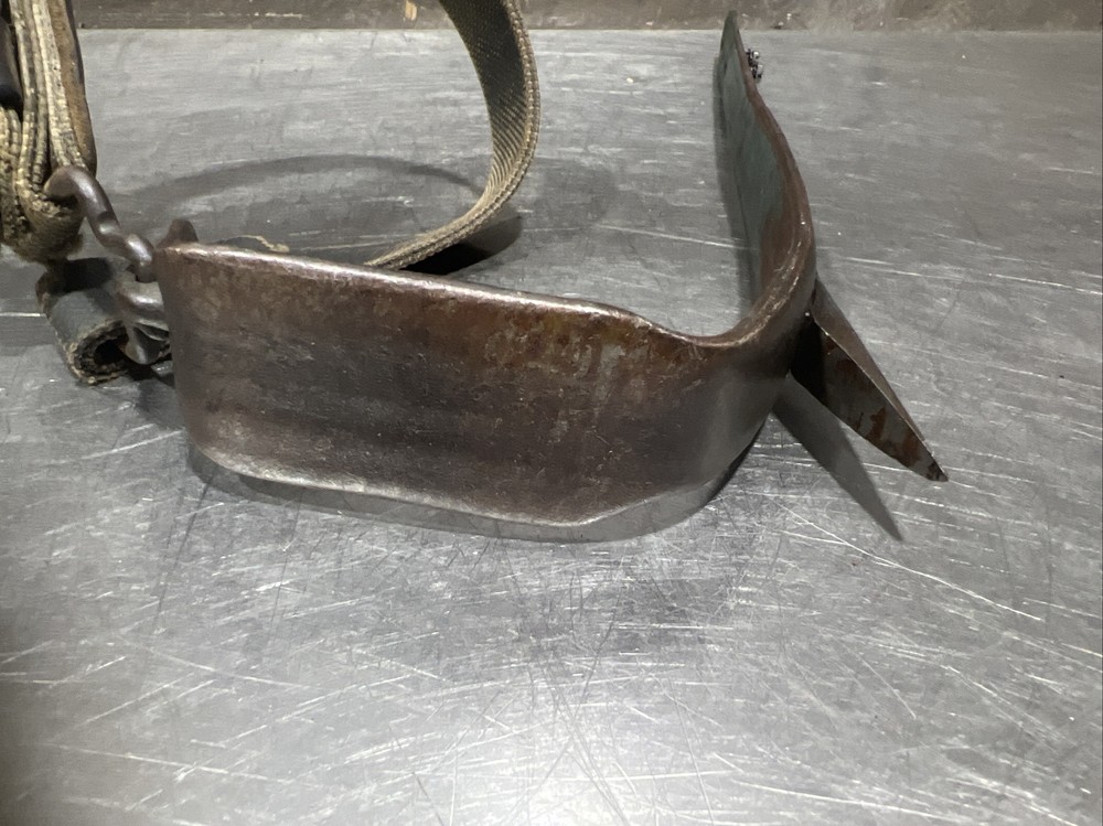 Vintage Bashlin Climbing Spike. Used Surplus. Missing Parts