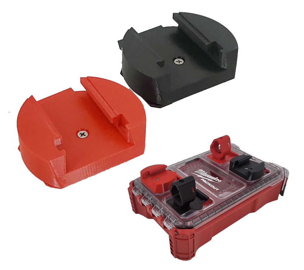 Milwaukee Packout Compatible M18 Battery Locking Mount Holder