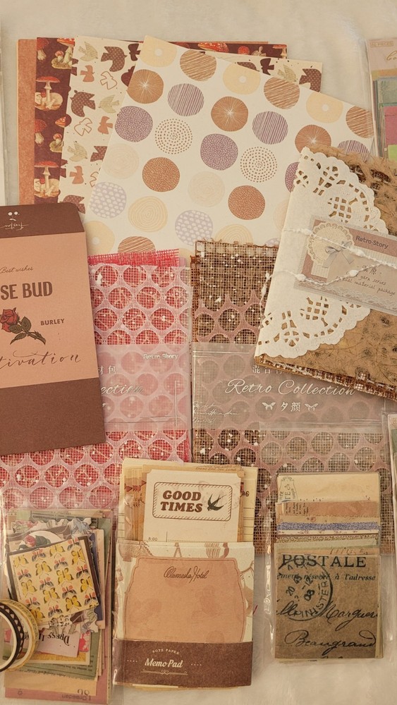 Junk Journal Supplies Multiple items