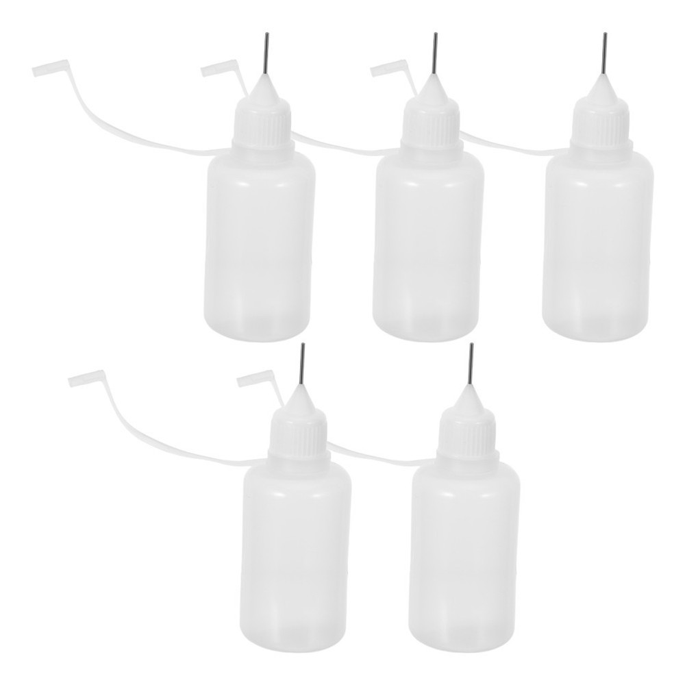 5 Pcs Dispensing and Bottling Needle Bottles Tip Squeeze Fine Applicator