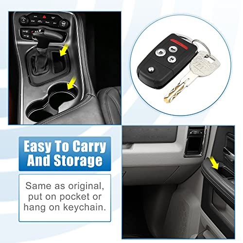 2pcs 313.8MHz N5F0602A1A Replacement Smart Proximity Keyless Entry Remote Key
