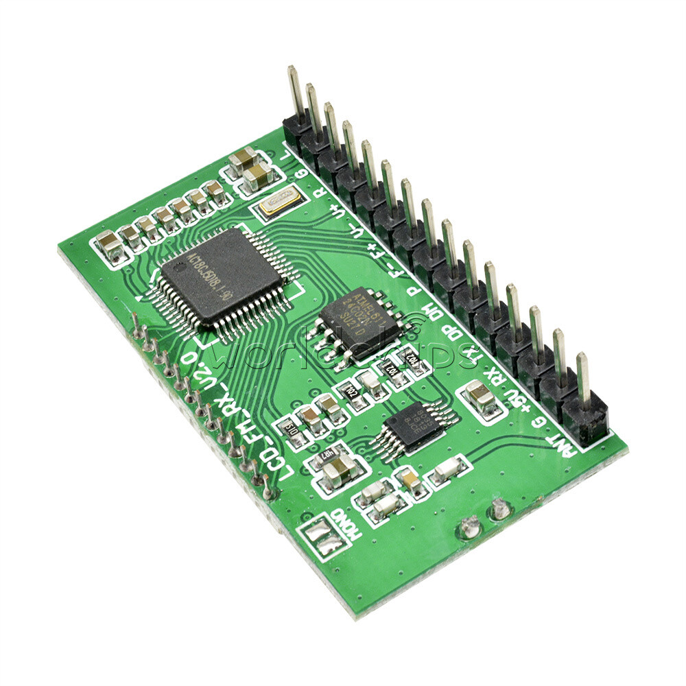 PLL LCD Digital FM Radio Receiver Module Wireless Microphone Stereo 87-108MHZ