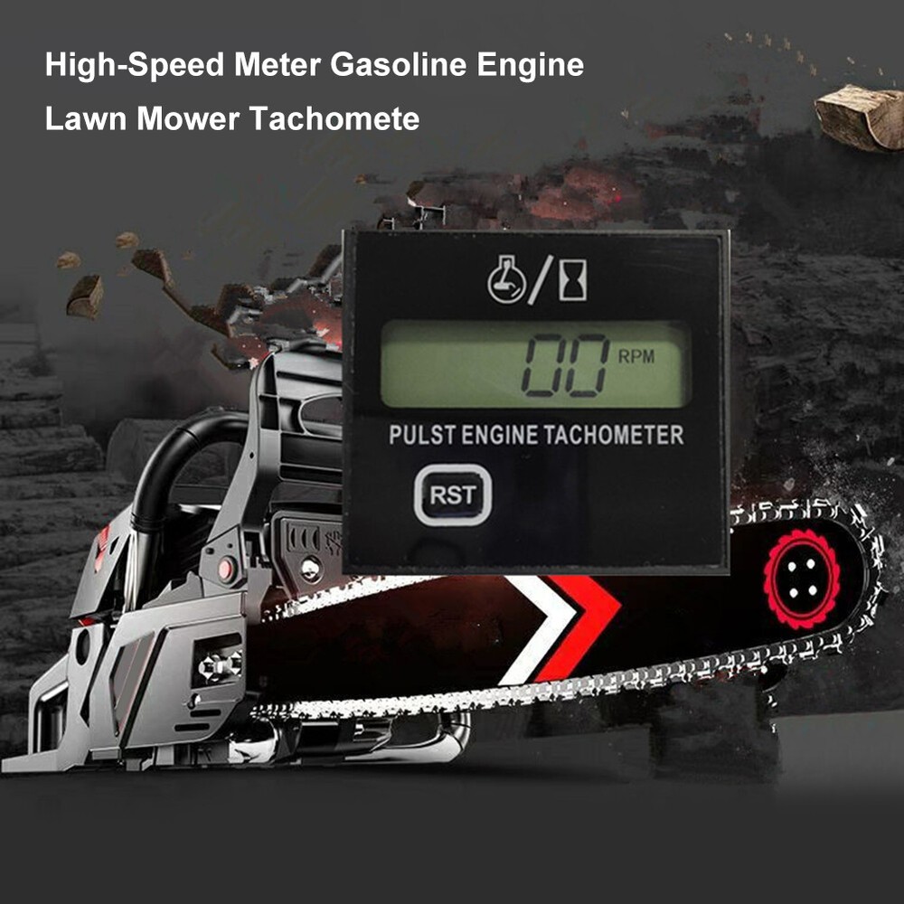 High-Speed Meter Engine Lawn Mower Tachometer Digital Display Pulse Speed