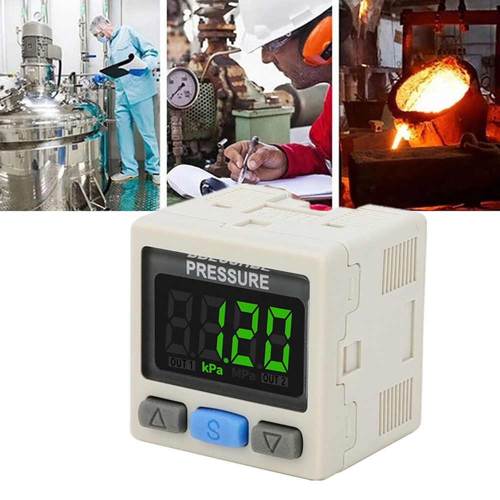 ABS Digital Pressure Switch Pneumatic Vacuum Digital Controller Switch