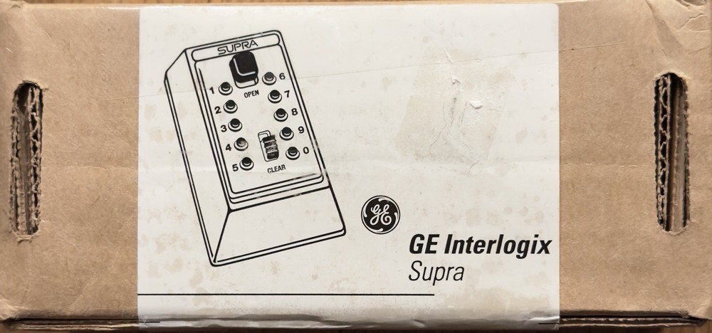 GE Interlogix SUPRA S5 Pushbutton Combination Keybox New