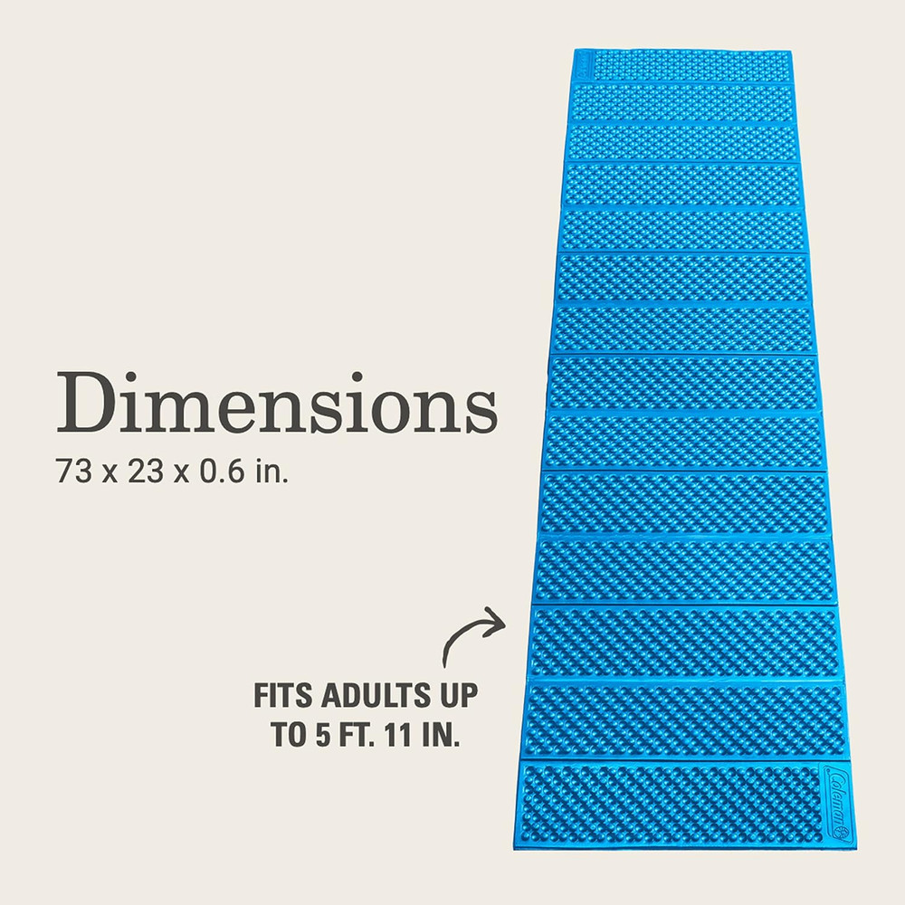 River Rest Lightweight Sleeping Pad, Comfortable Egg-Carton Design & Insulating
