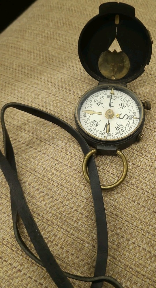 Antique U.S. Engineer Corps Compass And Map Reader Magnifier
