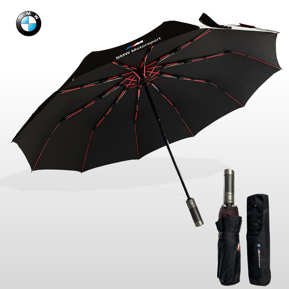 Authentic BMW Accessories Umbrella Folding Windproof Automatic Merchandise Gift