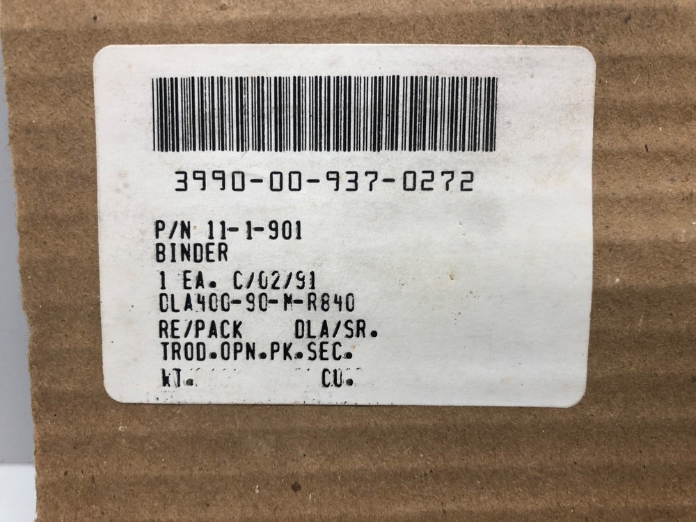 US MILITARY LOAD BINDER UNISSUED