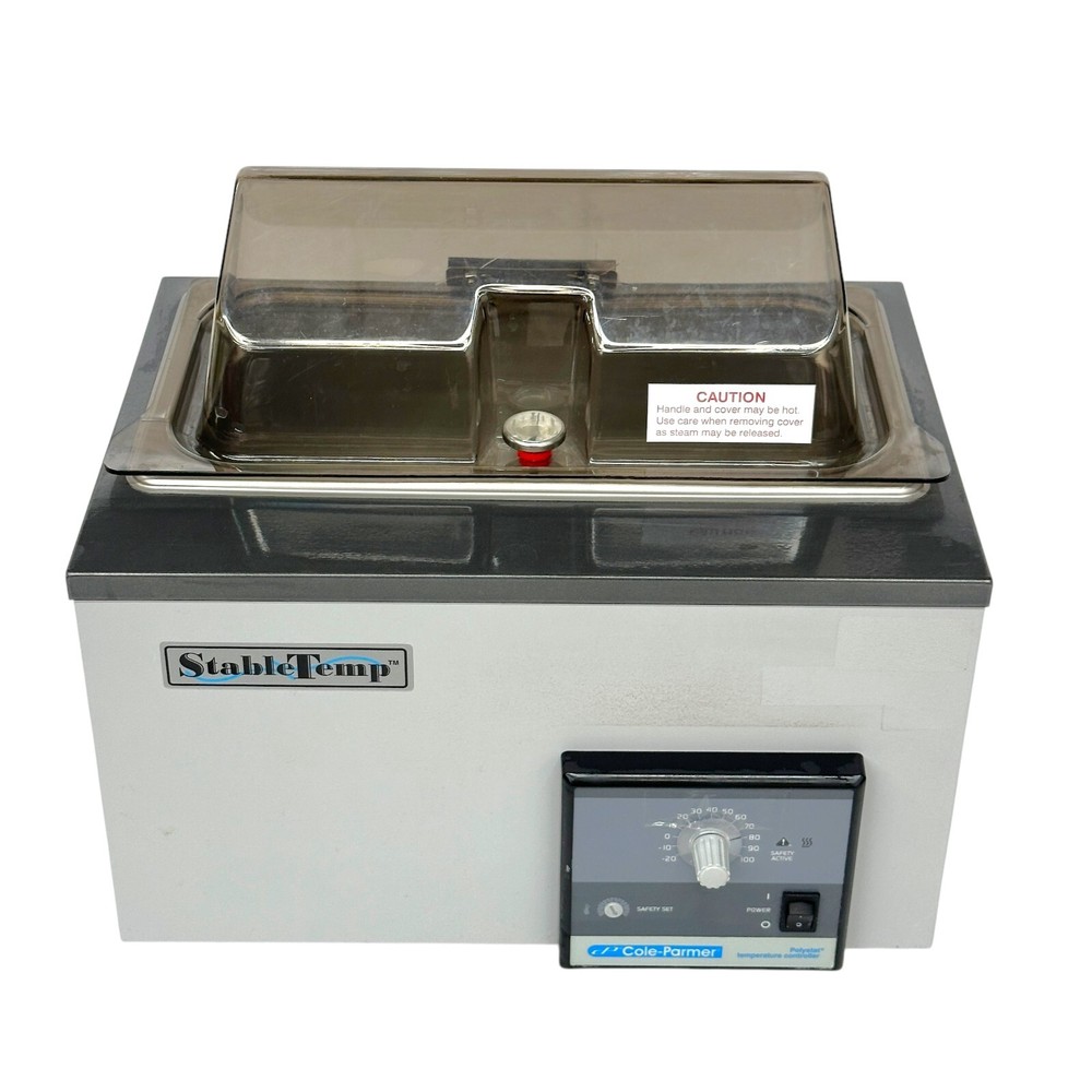 Cole Parmer StableTemp WA05C11B Polystat Water Bath with Temperature Controller